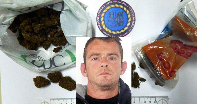 Arrestato dalla Polizia niscemese in possesso di marijuana